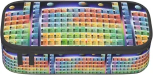Periodic table of elements Print Multifunctional Pencil Case Stationery Storage Bag Supplies Favorite Adults, Black