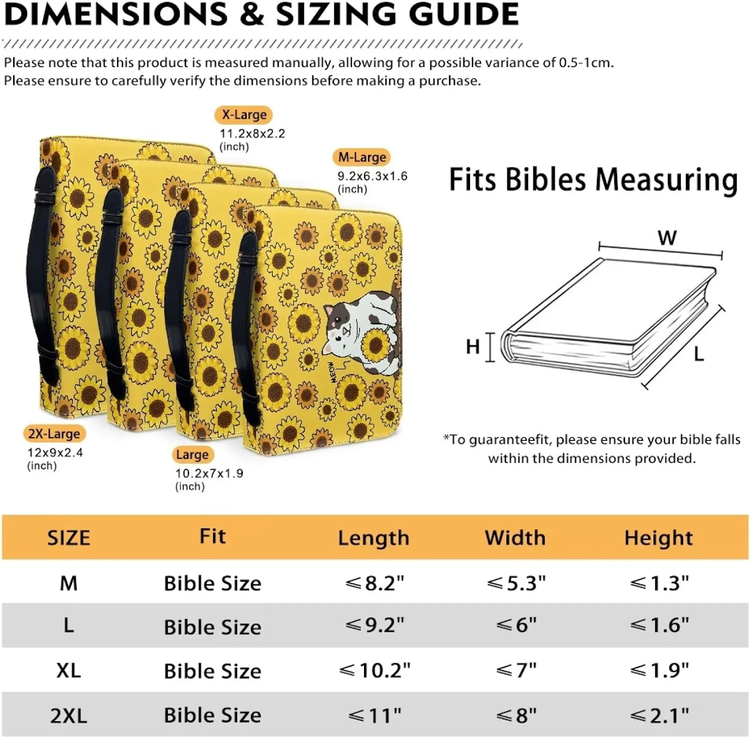 Personalized Bible Covers Bible Covers for Women Men with Pockets Extra Large Bible Case