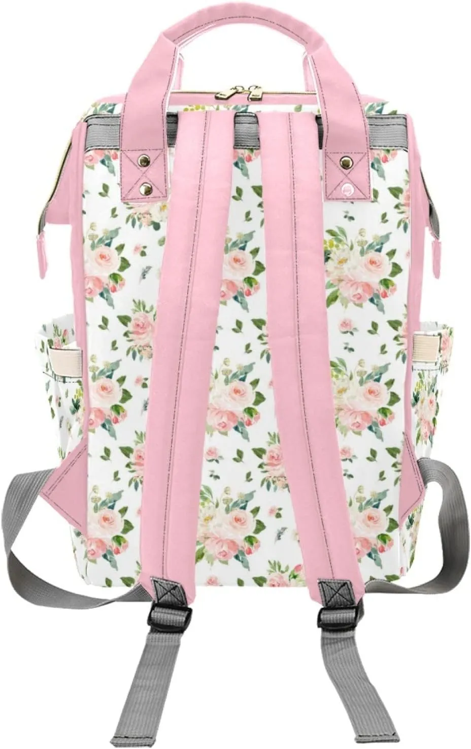 Personalized Cute Cow Diaper Bag for Women, Custom Name Nursing Mommy Daypack, Diaper Bag for Baby Boy Girl, New Mom Gifts