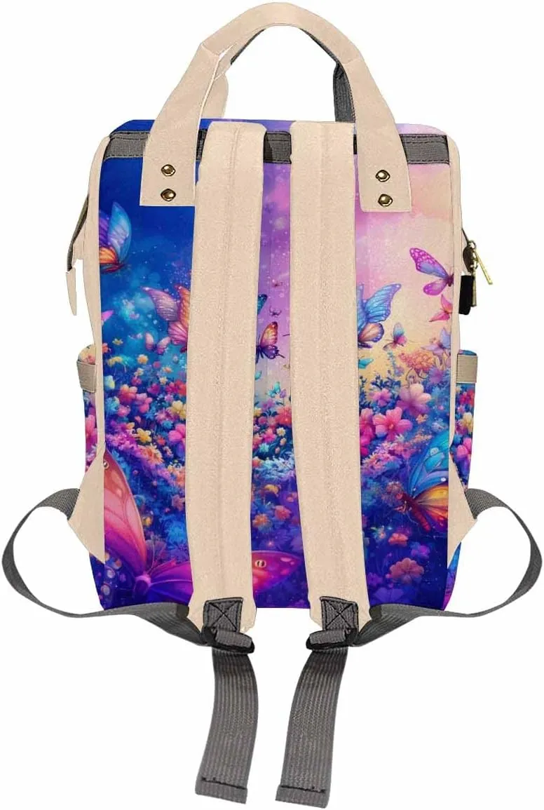 Personalized Diaper Bag Backpack with Name Custom Monogram Backpack Travel Outdoor Mommy Bag Customized Gift for Newborn Baby Boys Girls Nursing Bags Gift for New Mom Dad Christmas Gift