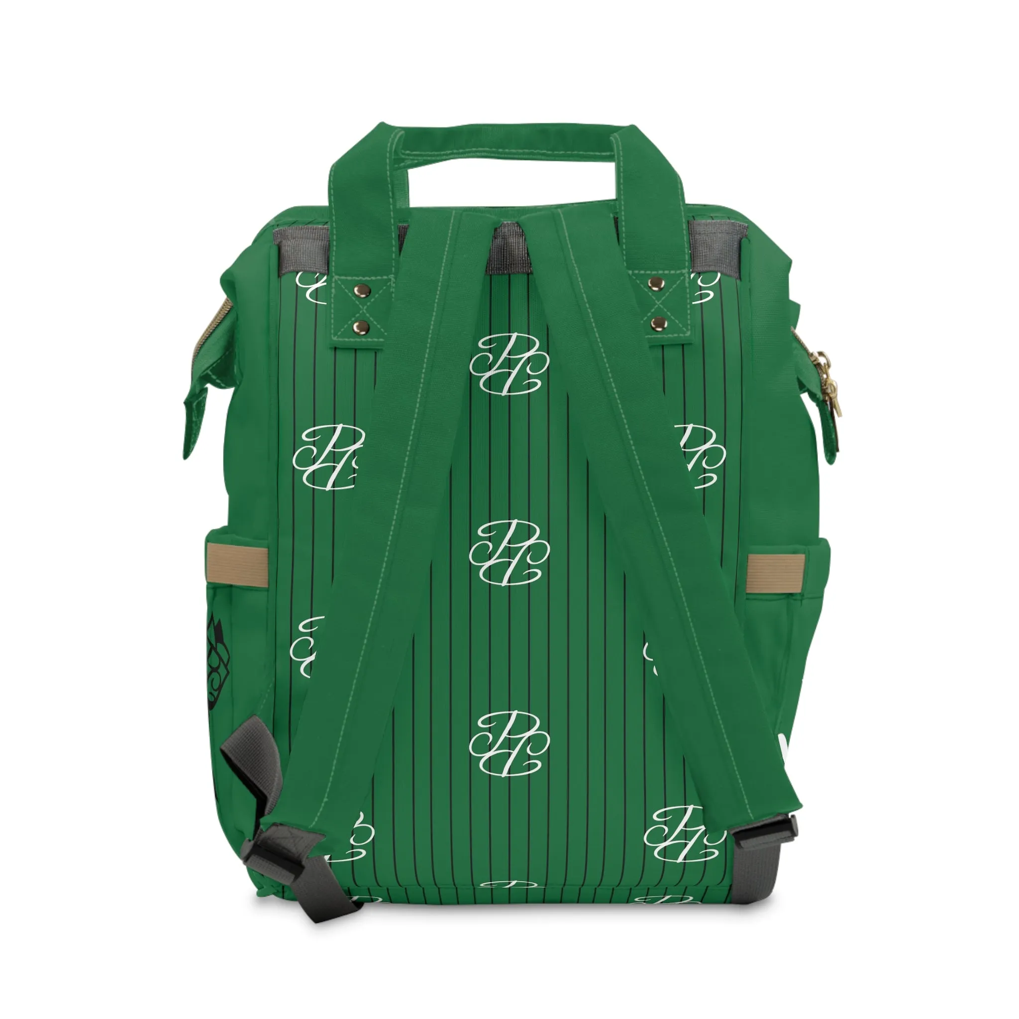 Phallacy Players Striped Designer Multifunctional Diaper Backpack