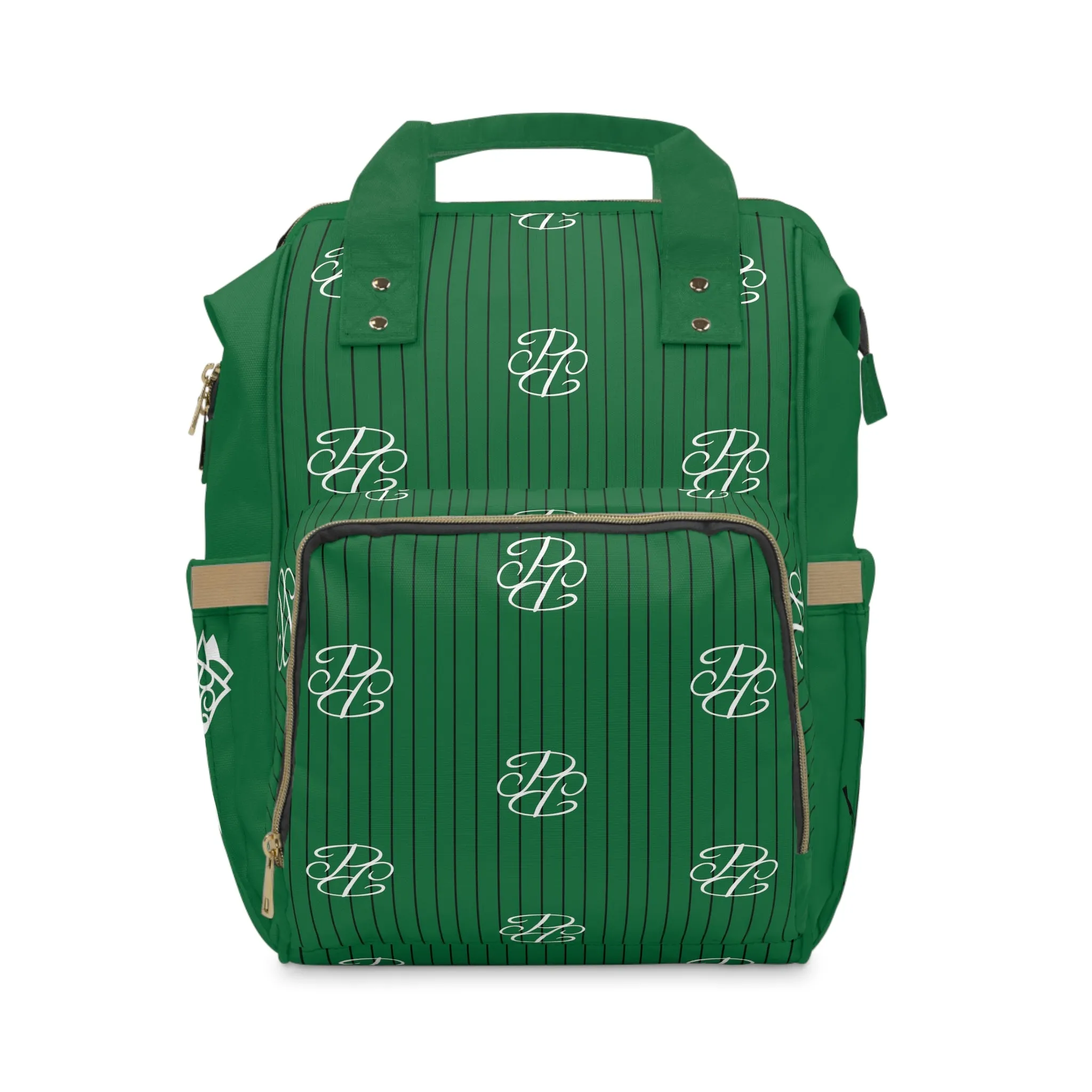 Phallacy Players Striped Designer Multifunctional Diaper Backpack
