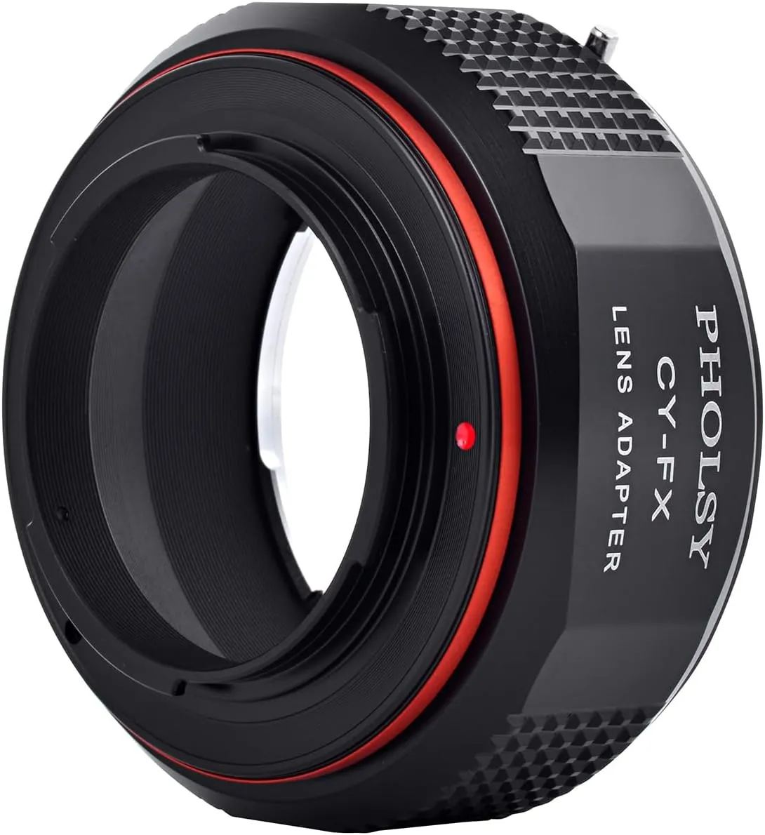 PHOLSY CY to FX Lens Mount Adapter Compatible with Contax/Yashica CY Lens to Fujifilm X Mount Camera Body Compatible with Contax to Fuji X, Yashica to Fuji X
