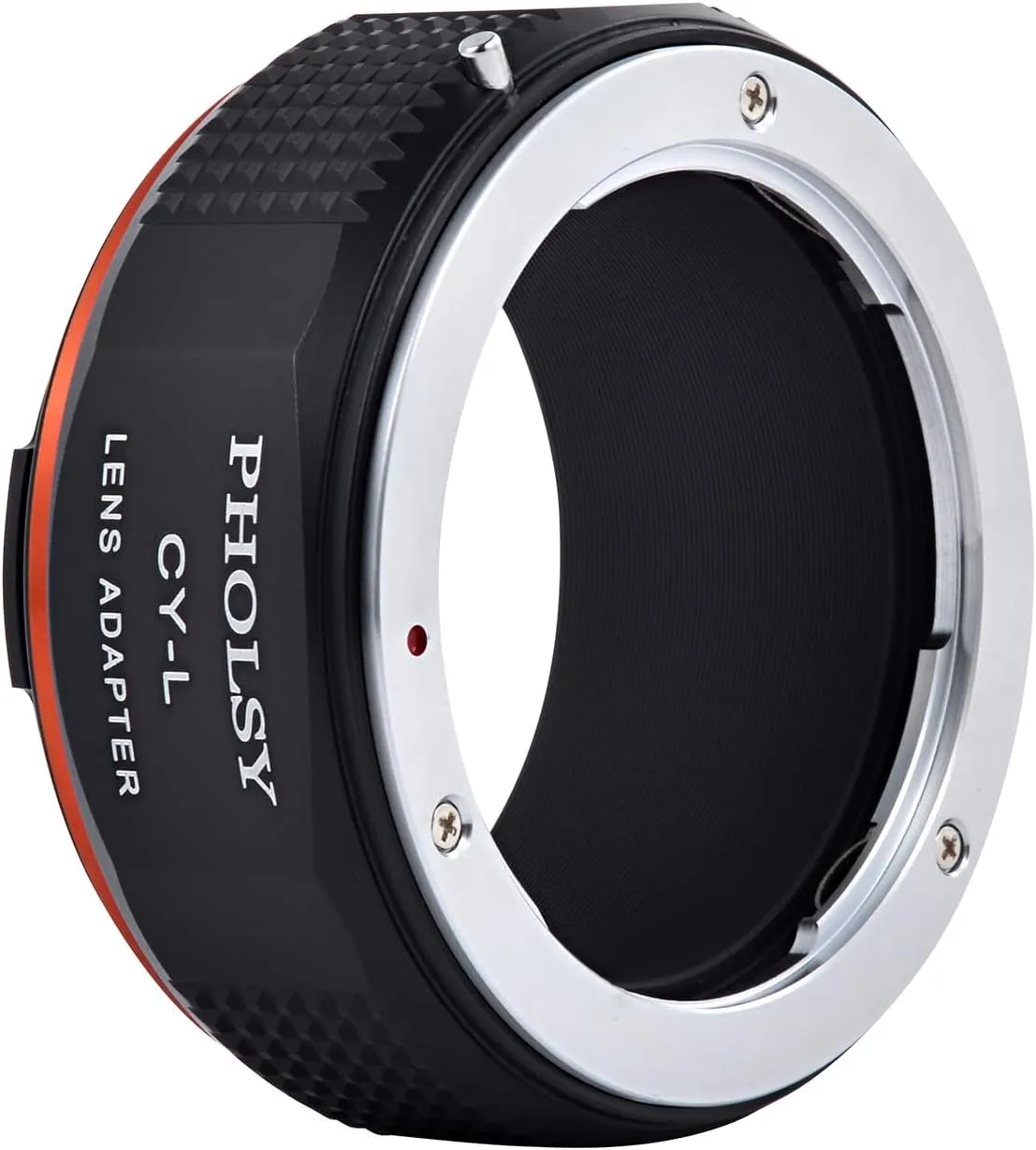 PHOLSY Lens Mount Adapter CY to L Compatible with Contax/Yashica CY Mount Lens to Leica L Mount Camera Body Compatible with Leica SL2, SL2-S, CL, TL2, Lumix S5, S1, BS1H, Sigma fp, fp L