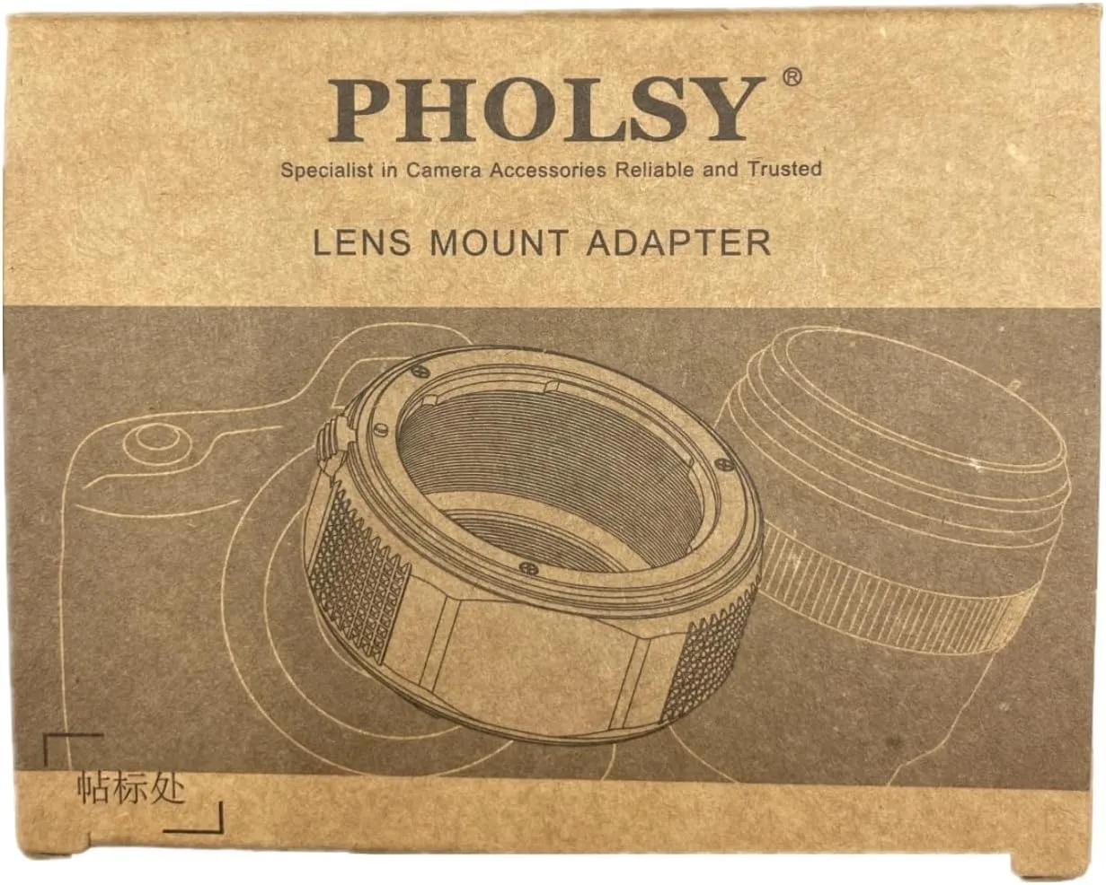 PHOLSY Lens Mount Adapter CY to L Compatible with Contax/Yashica CY Mount Lens to Leica L Mount Camera Body Compatible with Leica SL2, SL2-S, CL, TL2, Lumix S5, S1, BS1H, Sigma fp, fp L