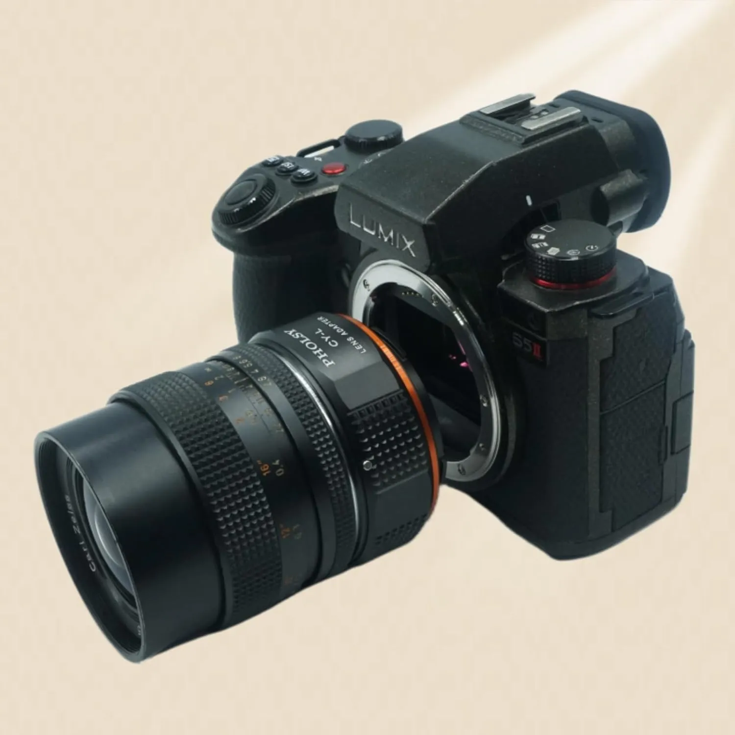PHOLSY Lens Mount Adapter CY to L Compatible with Contax/Yashica CY Mount Lens to Leica L Mount Camera Body Compatible with Leica SL2, SL2-S, CL, TL2, Lumix S5, S1, BS1H, Sigma fp, fp L