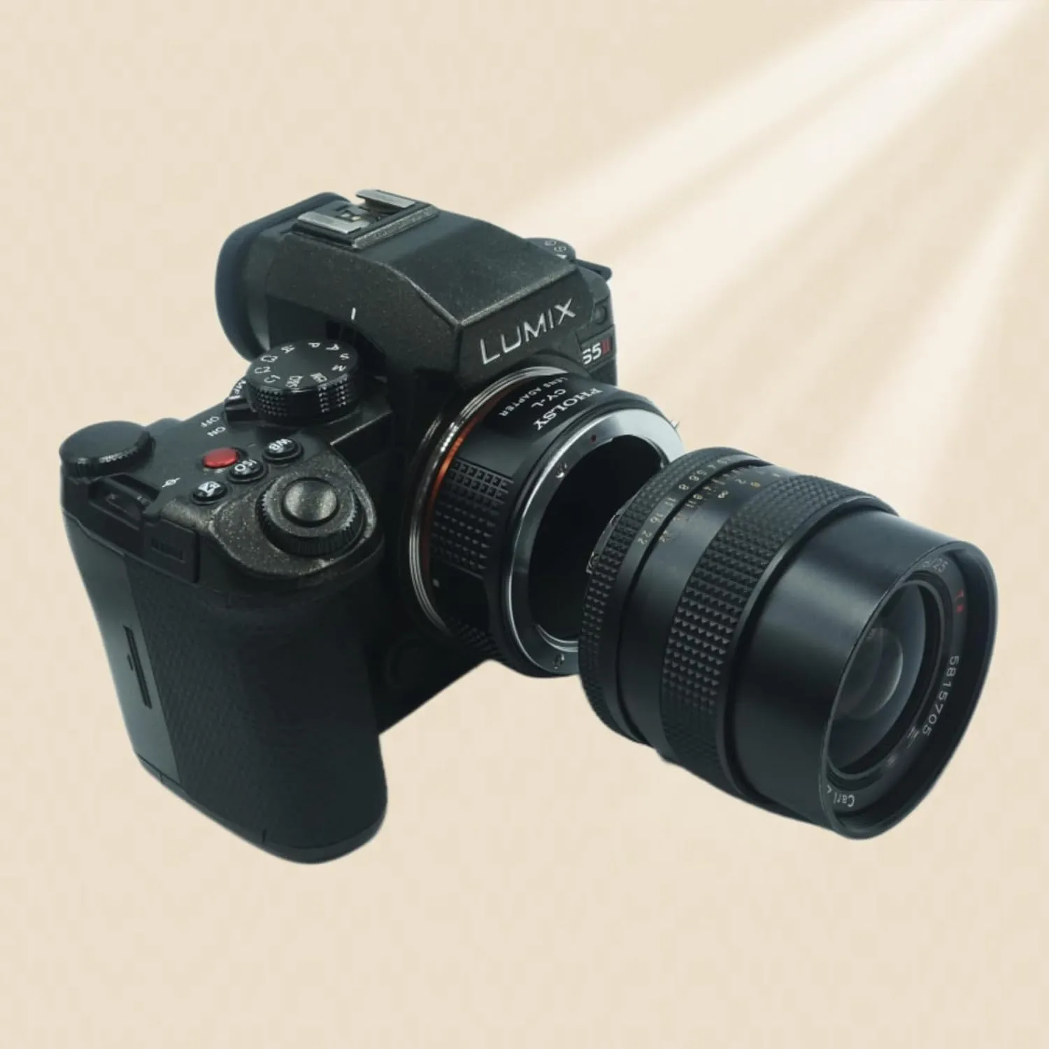 PHOLSY Lens Mount Adapter CY to L Compatible with Contax/Yashica CY Mount Lens to Leica L Mount Camera Body Compatible with Leica SL2, SL2-S, CL, TL2, Lumix S5, S1, BS1H, Sigma fp, fp L