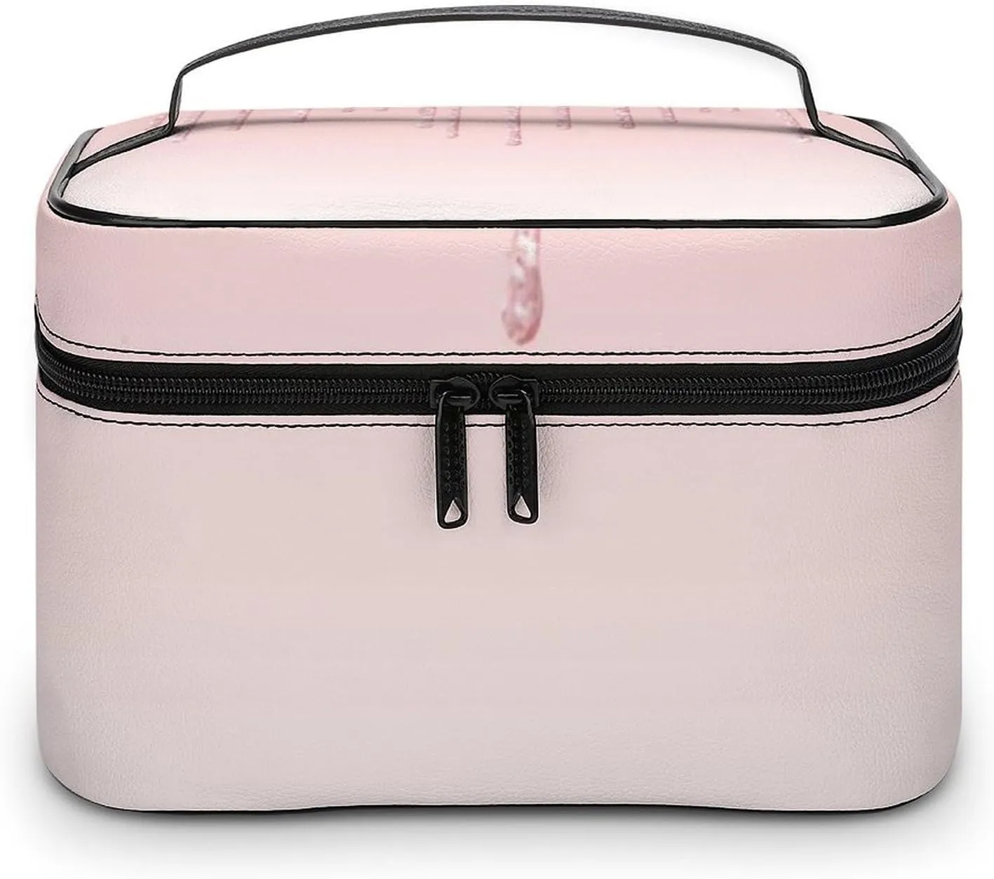 Pink Glitter Drip Fashionable Portable Makeup Bag, Travel Makeup Bag Storage,