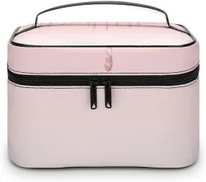 Pink Glitter Drip Fashionable Portable Makeup Bag, Travel Makeup Bag Storage,