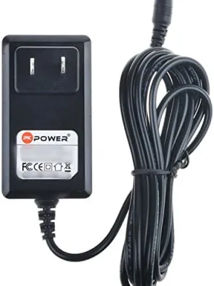 PKPOWER 6.6FT Cable AC/DC Adapter for KKMOON IPC-8600 IPC-8600ADHS 7 CCTV IP Camera Tester HD LCD Monitor DC 12V/in 12VDC in Power Supply Cord Cable PS Wall Home Charger Mains PSU