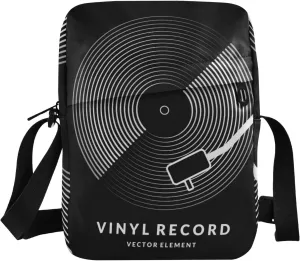 Poeticcity Crossbody Phone Bag, Small Messenger Shoulder Bag, Cash Handbag Wallet Purse