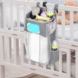 Portable Baby Crib Cloth Storage - Premium Diaper Organizer