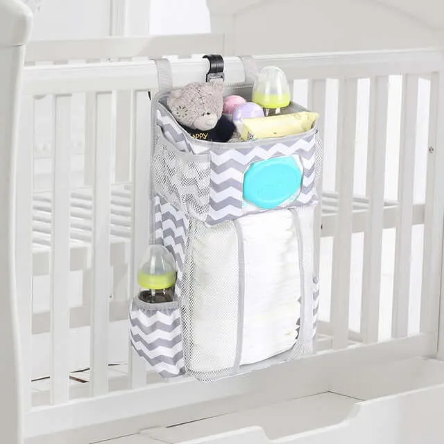 Portable Baby Crib Cloth Storage - Premium Diaper Organizer
