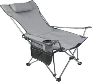 Portable Folding Chair Portable Camping Chair Outdoor Folding Chair Recliner Chair Versatile Folding Chair for Camping Beach Picnic Barbeques with Carry Bag Outdoor Camping Folding Chair