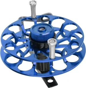 Portable Multifunction All Metal Fishing Reel Wind Fire Wheel, Anti Tie Lines Grooved Design, High Strength Sturdy Body, Lightweight for Easy Carrying