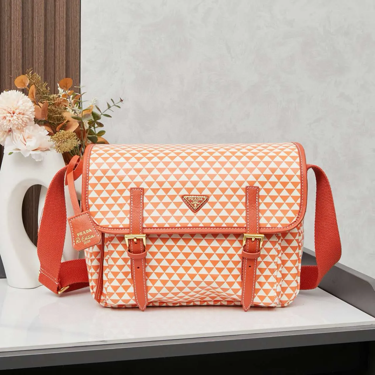 Pr*d Symbole Messenger Bag
