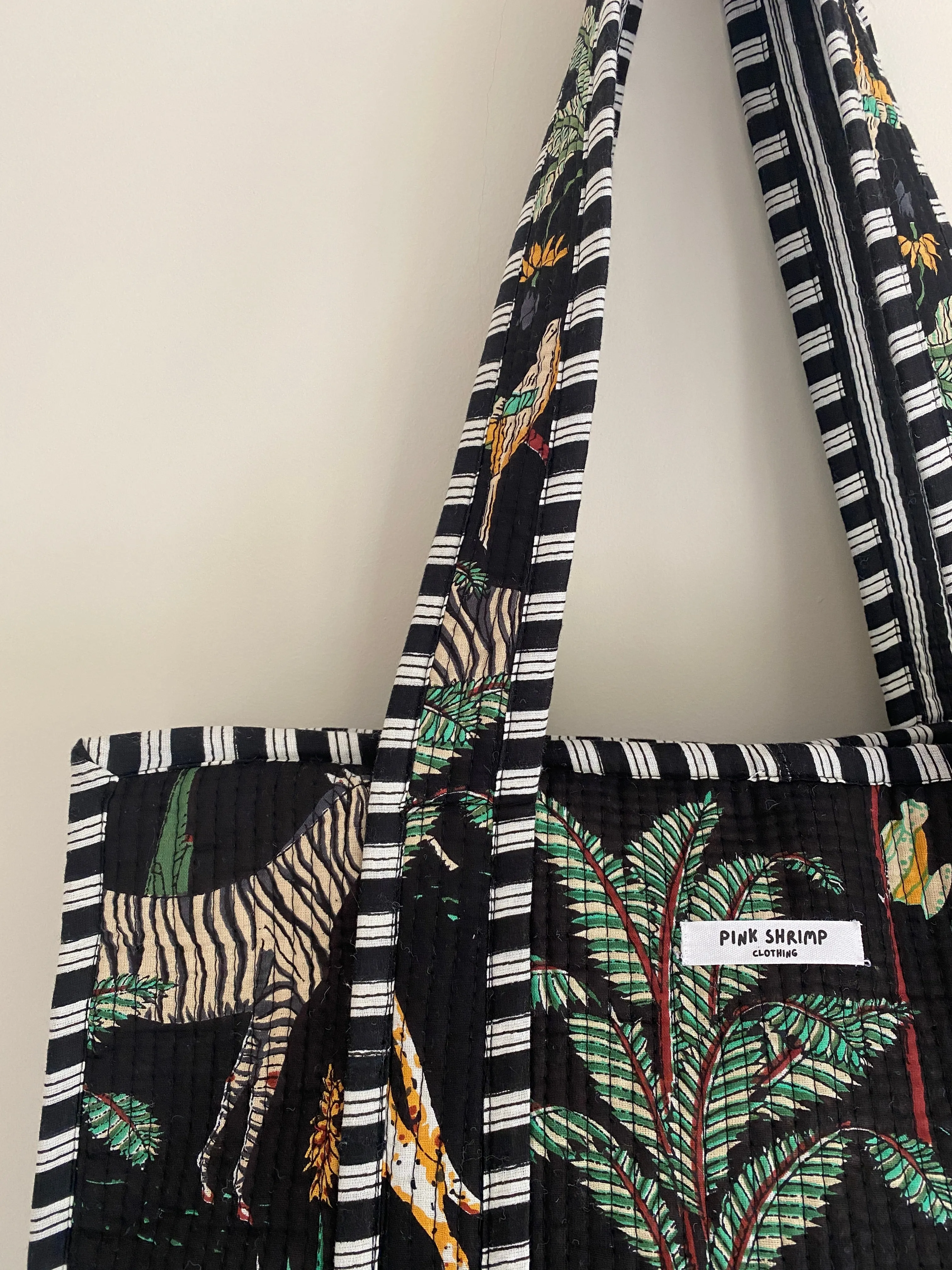 PRE ORDER The Jungle Quilted Bag - Black