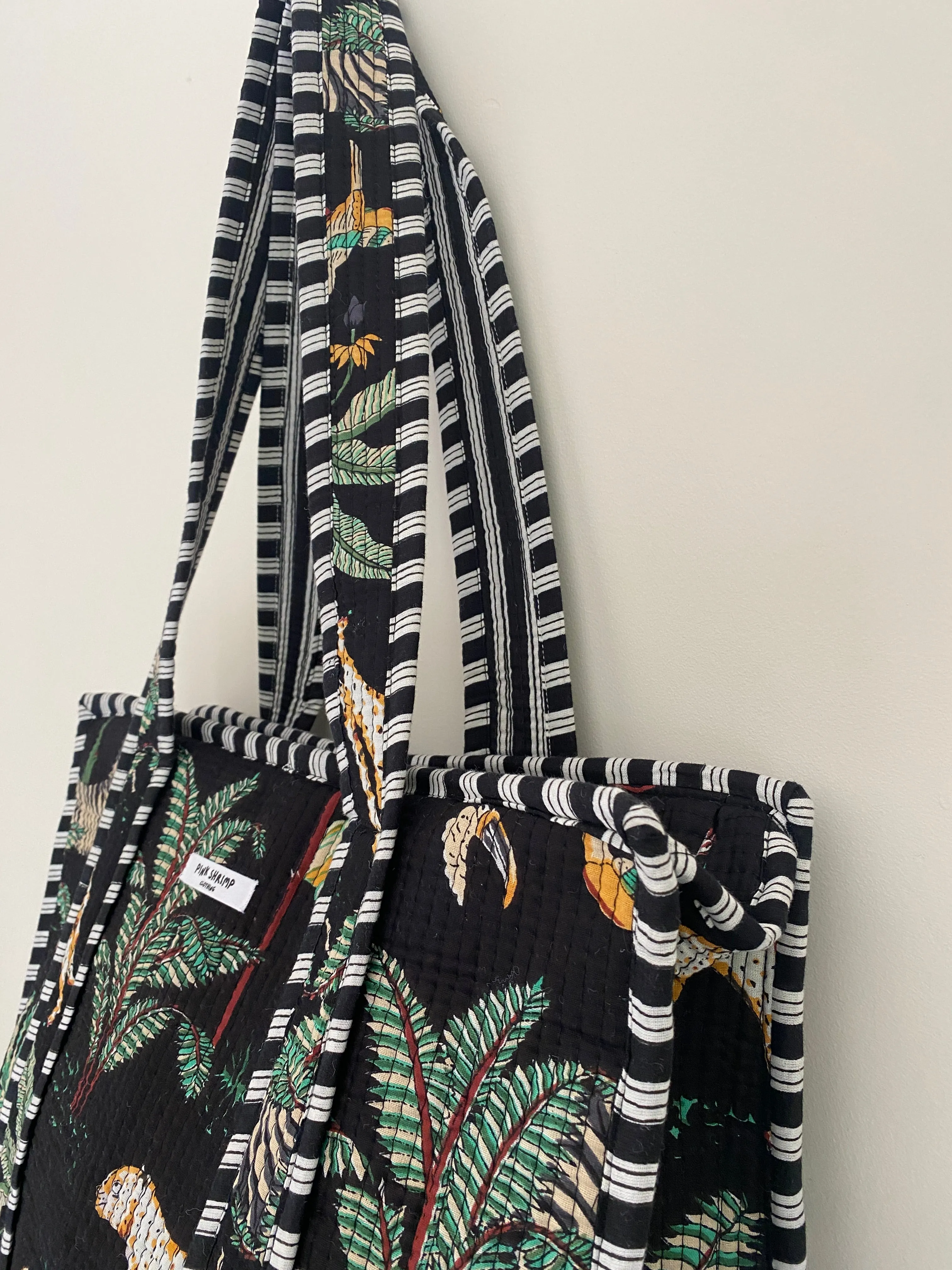 PRE ORDER The Jungle Quilted Bag - Black