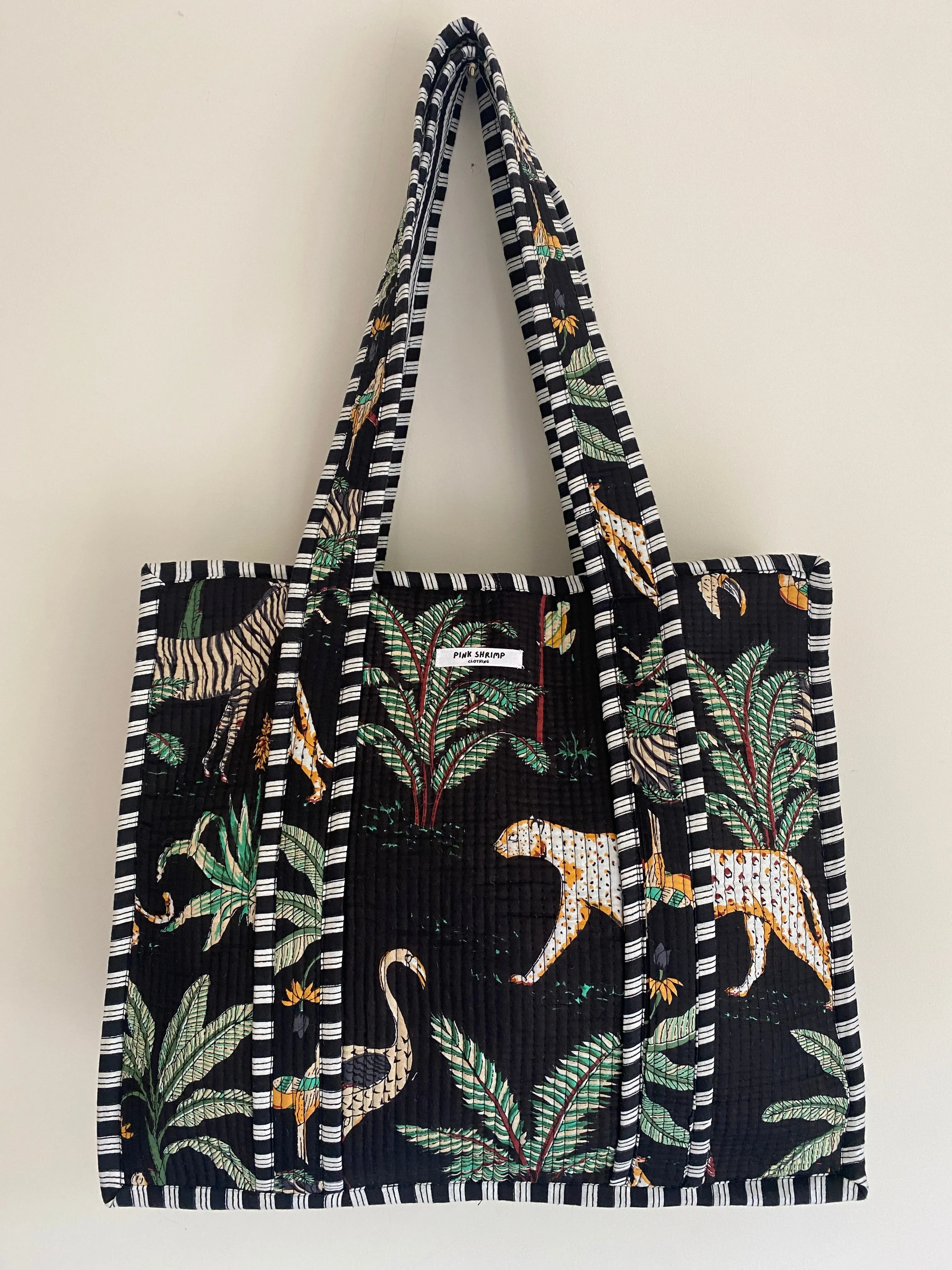 PRE ORDER The Jungle Quilted Bag - Black