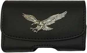 Premium 3D Metal Eagle Pouch Case with Belt Clip for Medtronic Minimed Insulin Pump 530G/ 630G/ 640G/ 670G/770G (US Version)