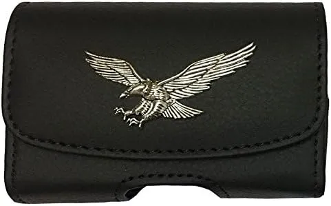 Premium 3D Metal Eagle Pouch Case with Belt Clip for Medtronic Minimed Insulin Pump 530G/ 630G/ 640G/ 670G/770G (US Version)