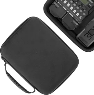 Premium velvet Hard Case Compatible with Zoom G1X Four case B1X A1X Guitar Bass Multi-Effects Processor Pedal cover(Black)