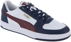 PUMA Men's Caven 2.0 Lace Up Sneaker Wht/NVY/Gd 11 Medium US