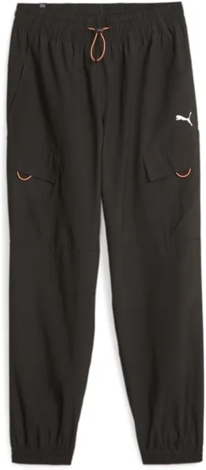 PUMA Mens Open Road Woven Cargo Pants Casual - Black - Size S