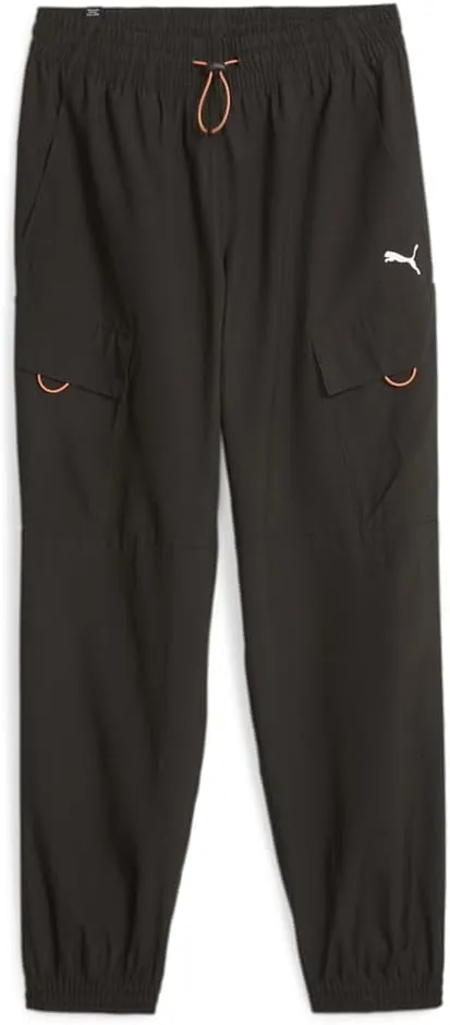 PUMA Mens Open Road Woven Cargo Pants Casual - Black - Size S