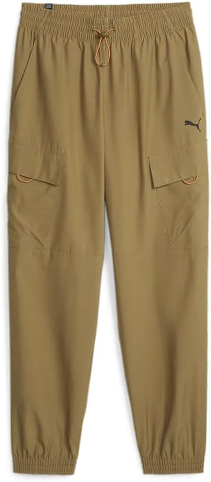 PUMA Mens Open Road Woven Cargo Pants Casual - Brown - Size XS