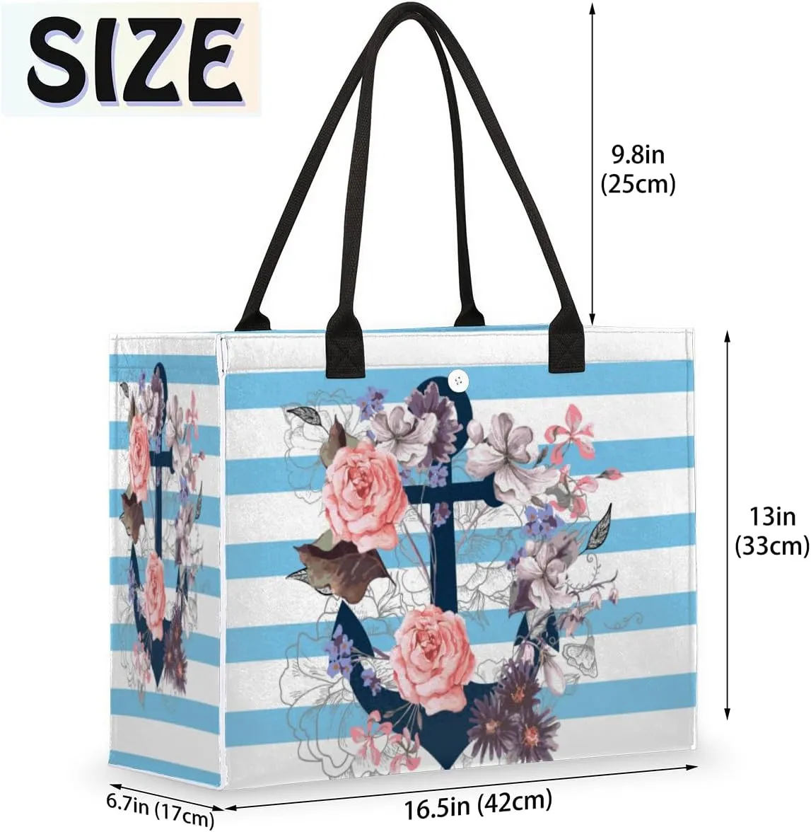 QsirBC Abstract Design Decor Tote Bag for Women Shoulder Bags with Pockets Handbags Purses Large Totes