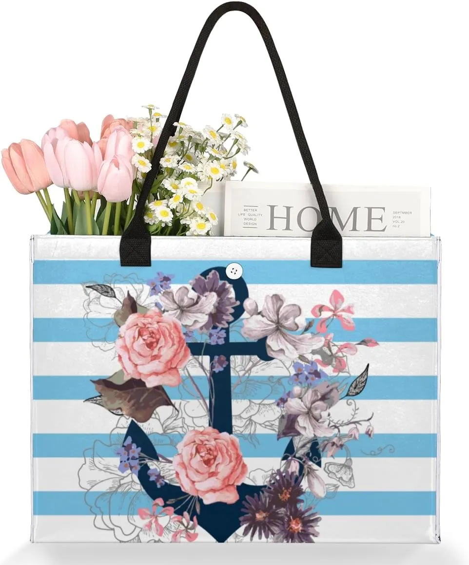 QsirBC Abstract Design Decor Tote Bag for Women Shoulder Bags with Pockets Handbags Purses Large Totes