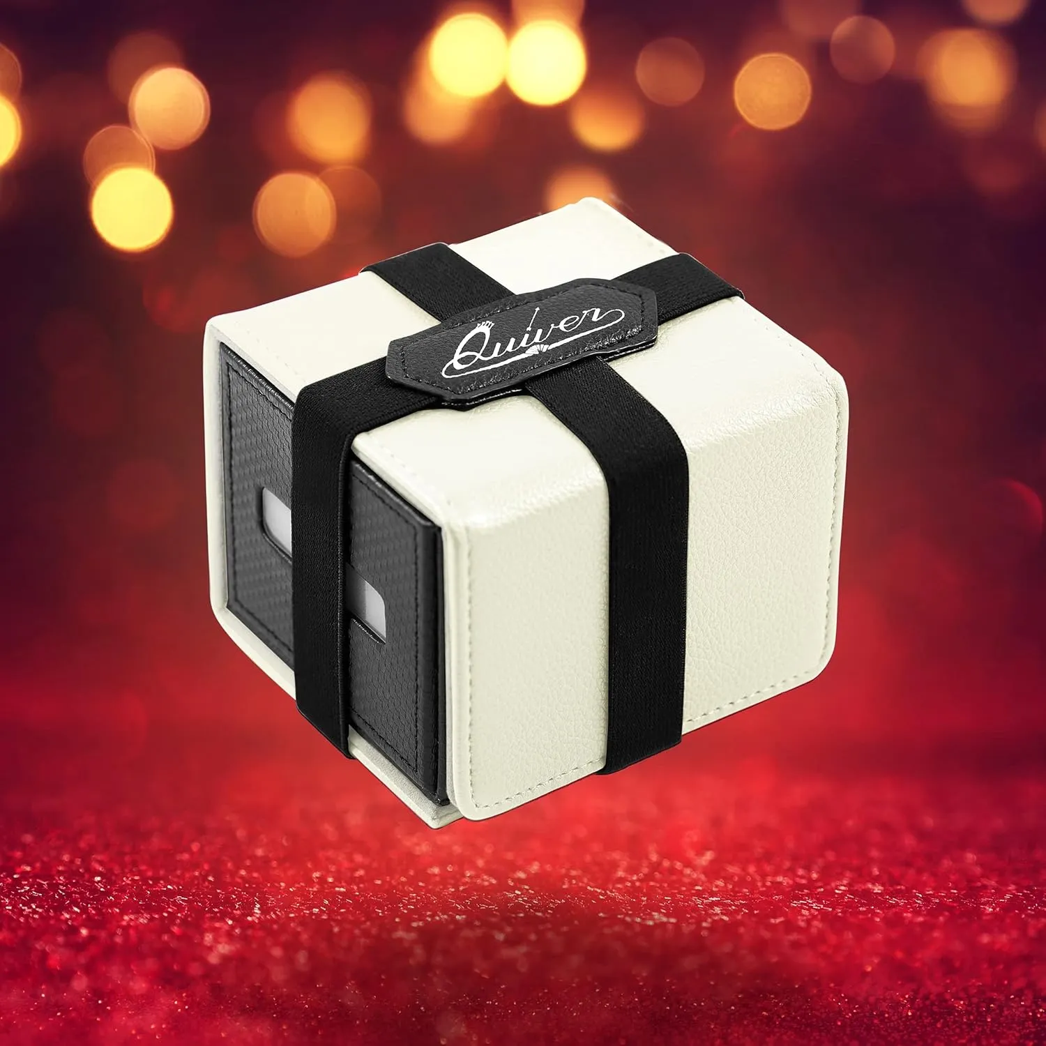 Quiver Time White Citadel Deck Block for Magic: the Gathering Cards - 100  TCG Card Deckbox, Commander MTG Deck Box for Cards, Dice & Tokens, Custom Divider, Magnetic Closure