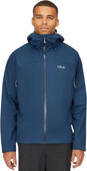 Rab Men's Downpour Plus 2.0 Waterproof Breathable Jacket for Hiking & Climbing
