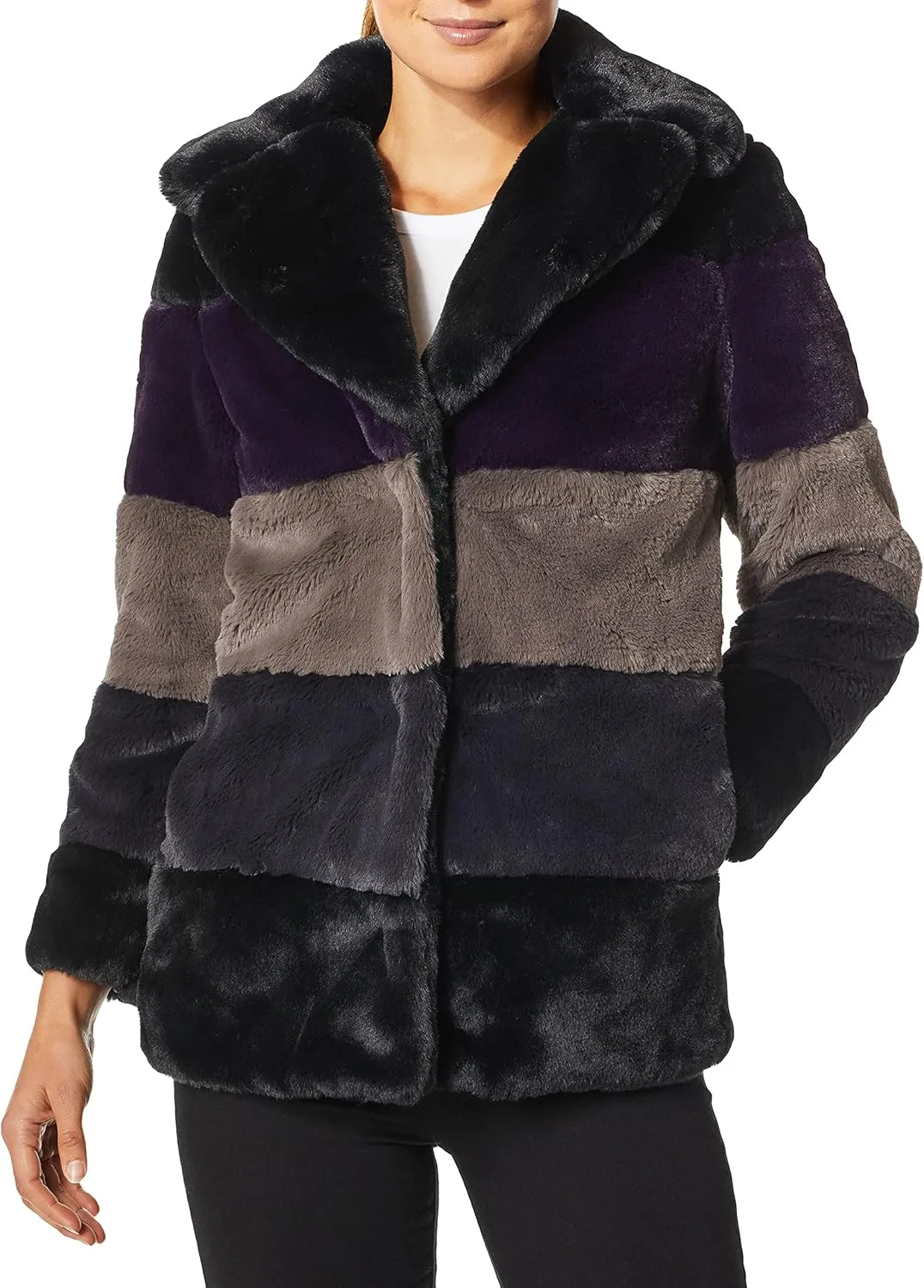 RACHEL Rachel Roy Women's Faux Fur Coat