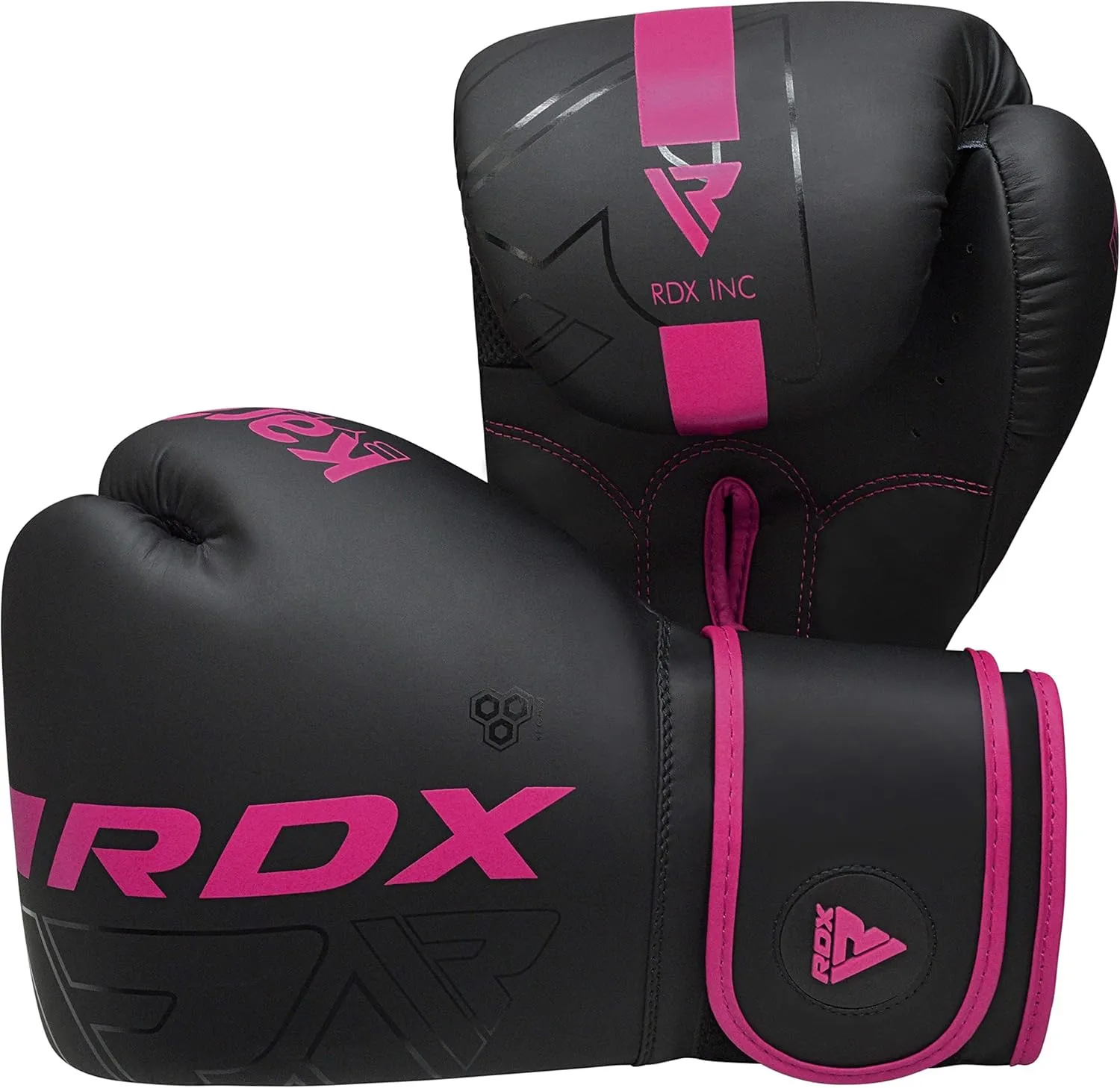 RDX Women Boxing Gloves, Pro Training Sparring, Maya Hide Leather, Muay Thai MMA Kickboxing, Adult, Heavy Punching Bag Focus Mitts Pads Workout, Ventilated Palm, Multi Layered, 8 10 12 14 16 Oz