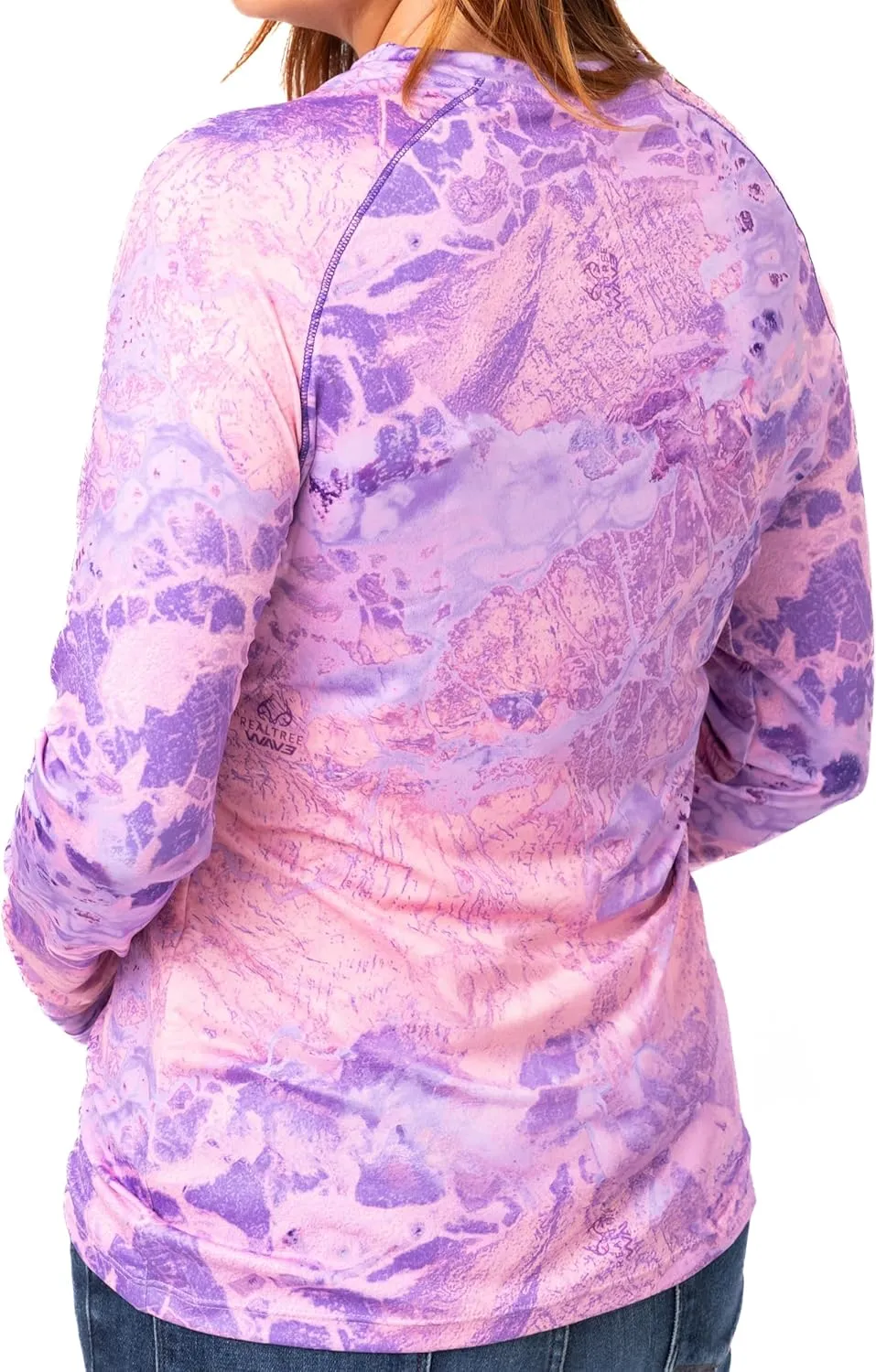 Realtree Women's Fishing Camo Sun Shirts and Hoodies Long Sleeve for Fishing, Running and Hiking