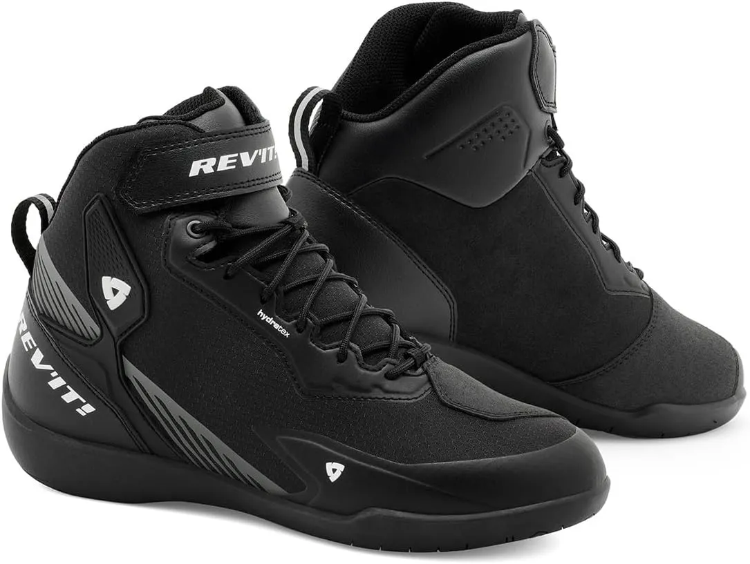 REV'IT! Women's G-Force 2 H2O Urban Sport Motorcycle Shoes (Black/White - 41)