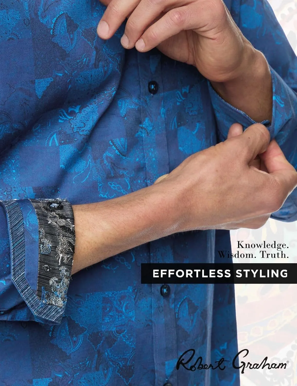 Robert Graham Men's Tourneau Long Sleeve Woven Button Down Shirt