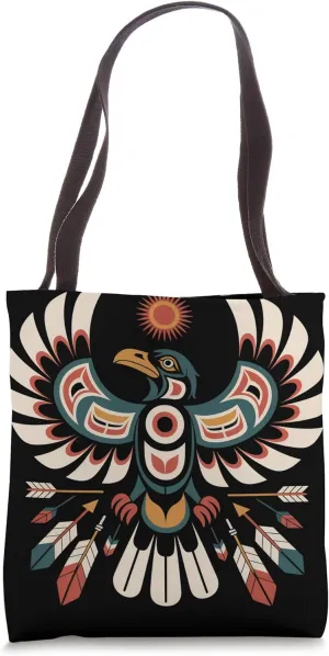 Robin Indigenous Indian Tribal Art Native American Tote Bag