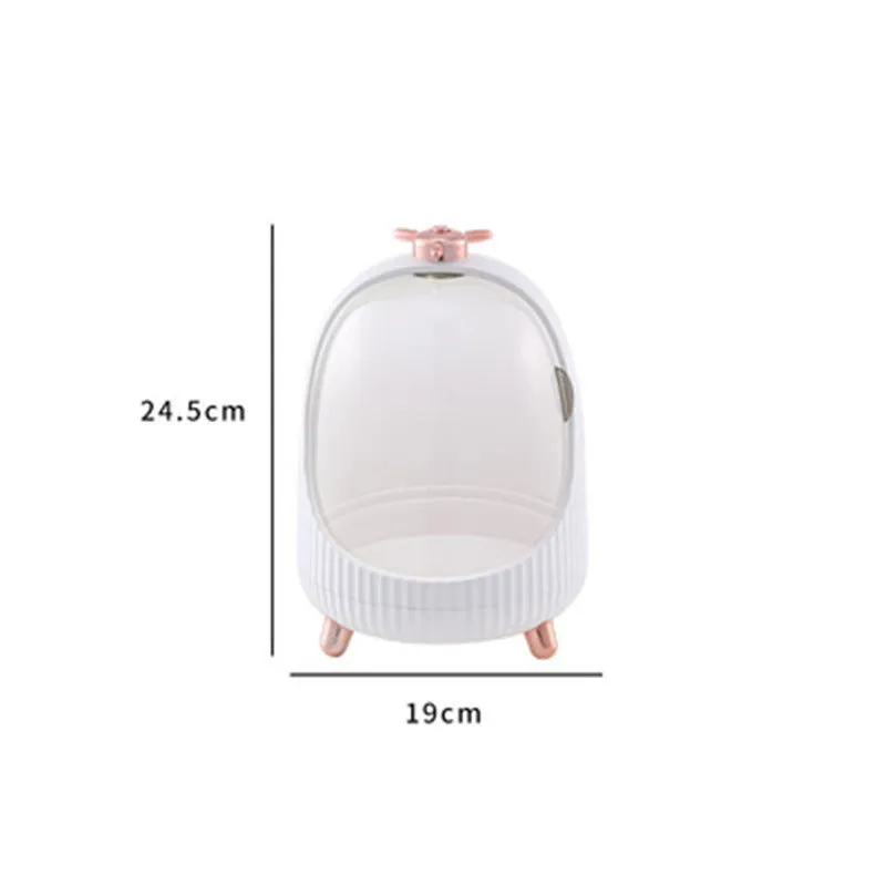 Round Cosmetic Storage Box