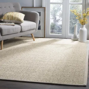 SAFAVIEH Natural Fiber Collection Accent Rug - 3' x 5', Marble, Sisal Design, Easy Care, Ideal for High Traffic Areas in Entryway, Living Room, Bedroom (NF525C)