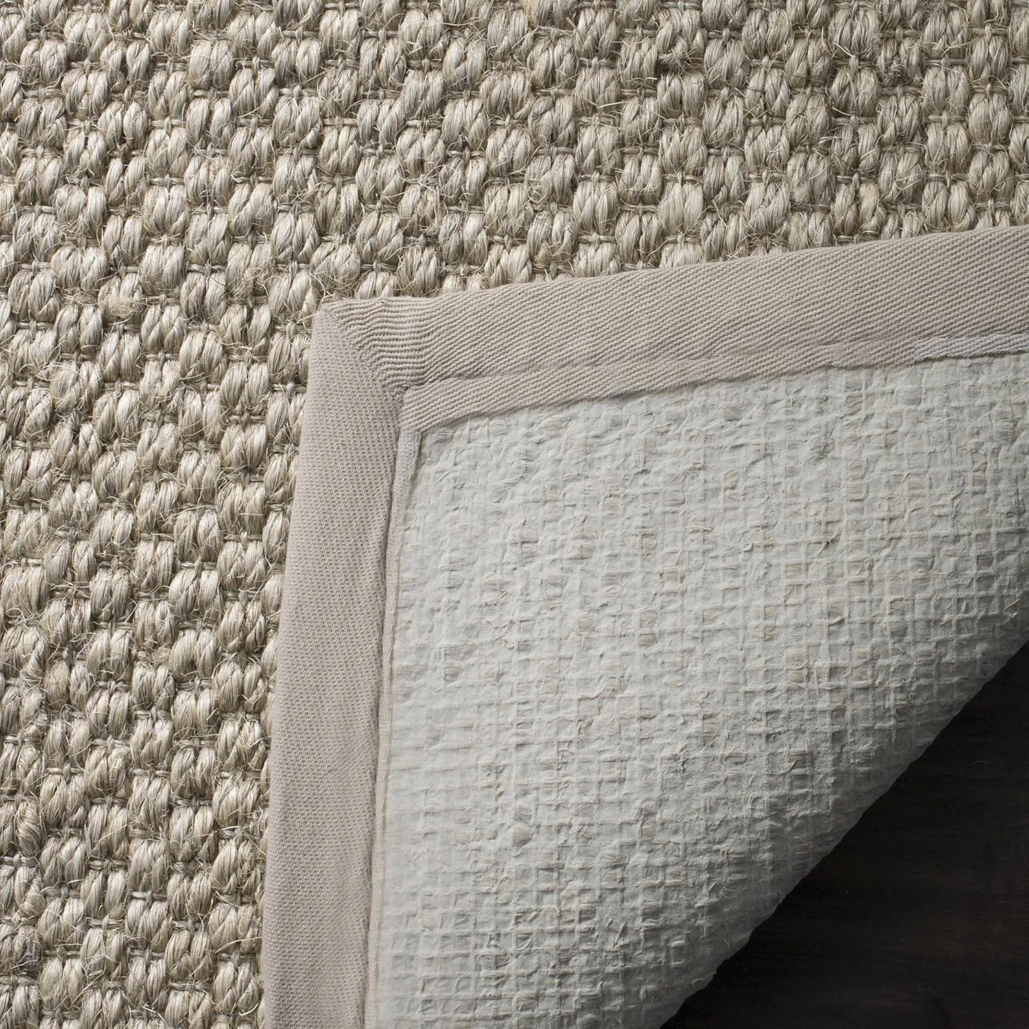 SAFAVIEH Natural Fiber Collection Accent Rug - 3' x 5', Marble, Sisal Design, Easy Care, Ideal for High Traffic Areas in Entryway, Living Room, Bedroom (NF525C)