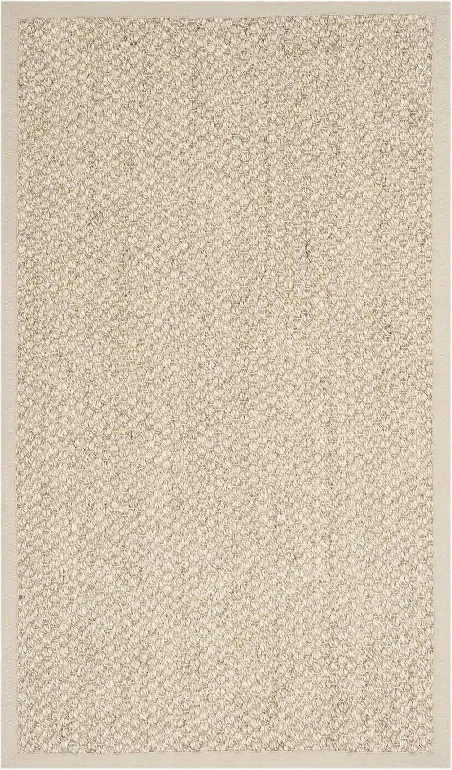 SAFAVIEH Natural Fiber Collection Accent Rug - 3' x 5', Marble, Sisal Design, Easy Care, Ideal for High Traffic Areas in Entryway, Living Room, Bedroom (NF525C)