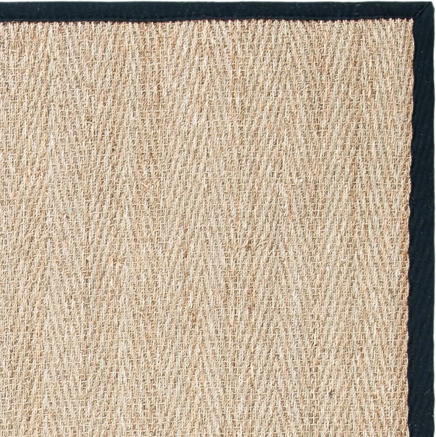 SAFAVIEH Natural Fiber Collection Runner Rug - 2'6" x 6', Natural & Black, Border Herringbone Seagrass Design, Easy Care, Ideal for High Traffic Areas in Living Room, Bedroom (NF115C)
