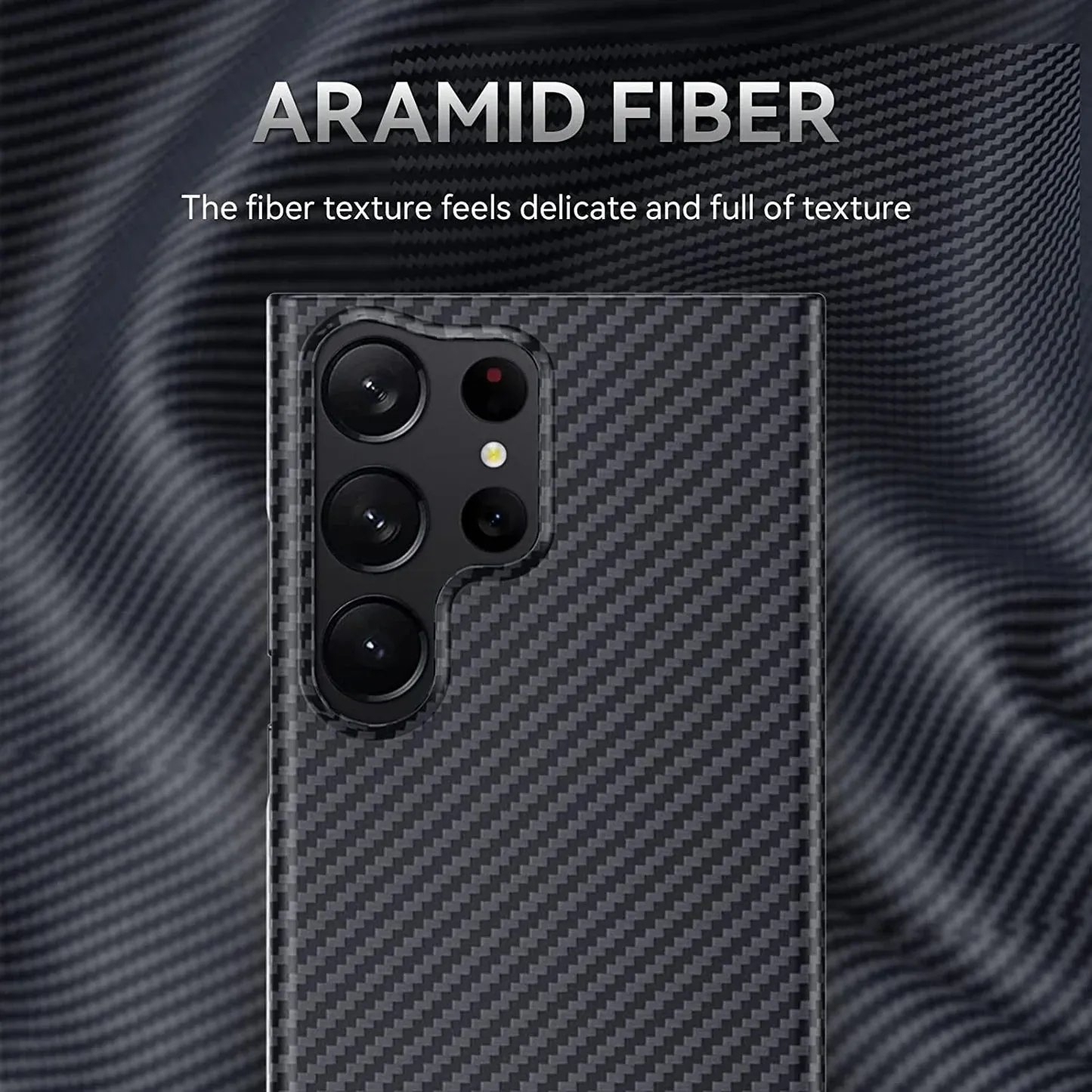Samsung Galaxy S23 Ultra Samsung Galaxy S24 Ultra Sturdy Dual Color Carban Aramid Fiber Super Light at 0.6mm Thin Case