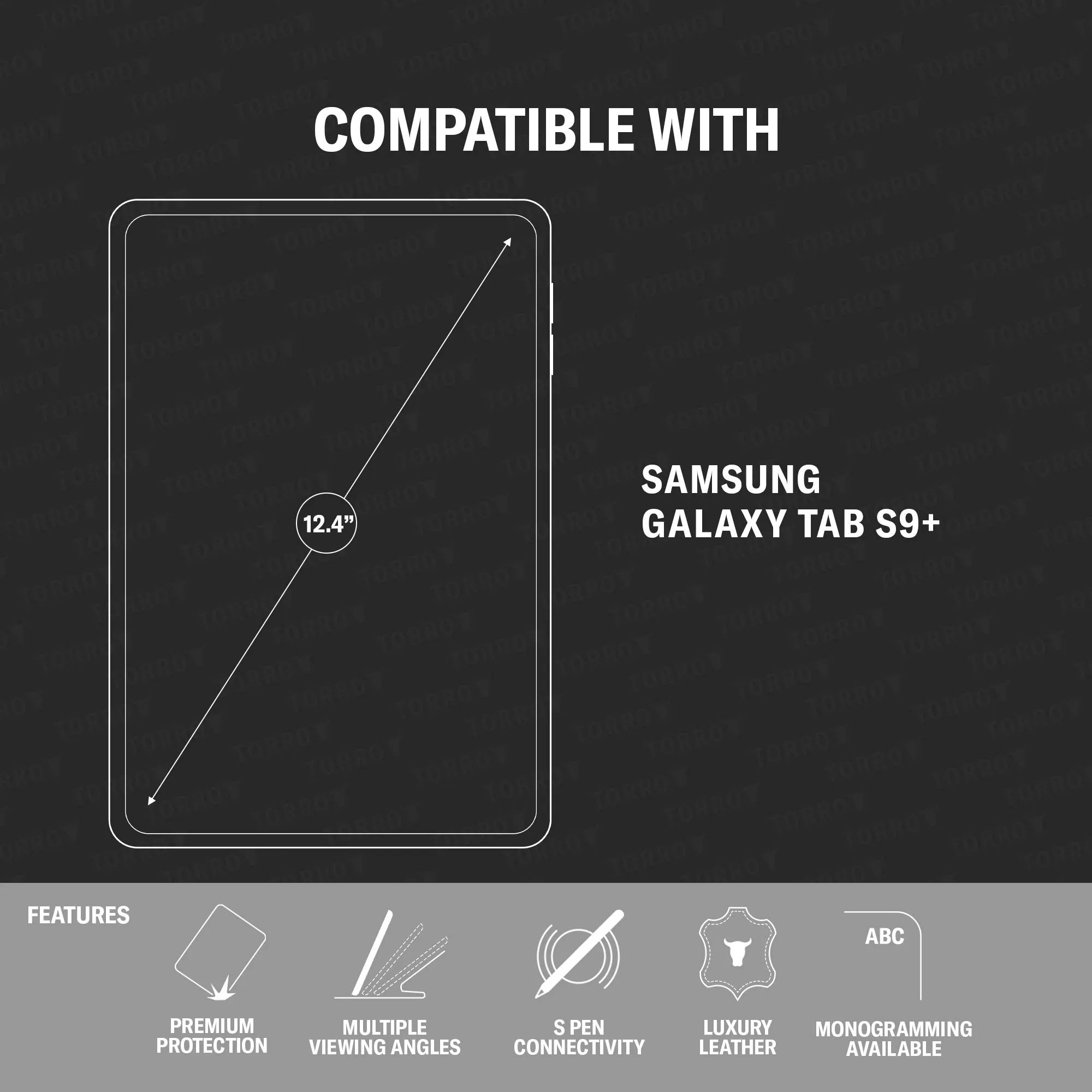 Samsung Galaxy Tab S10  Leather Case (2024)