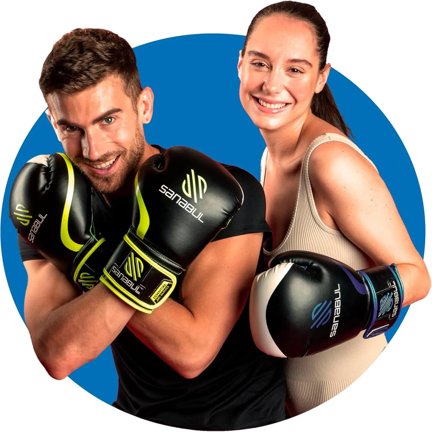 Sanabul Essential Gel Boxing Gloves for Men & Women, Kickboxing MMA, Muay Thai Gloves and Heavy Bag Training Punching & Sparring