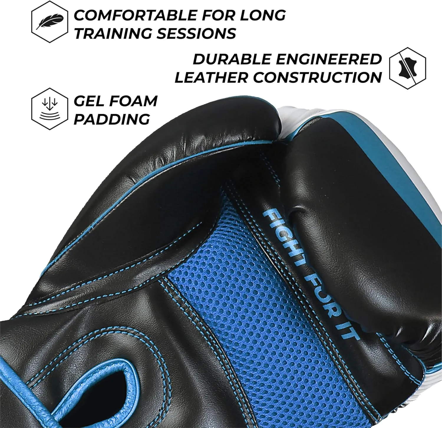 Sanabul Essential Gel Boxing Gloves for Men & Women, Kickboxing MMA, Muay Thai Gloves and Heavy Bag Training Punching & Sparring
