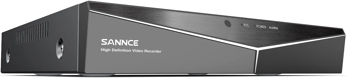 SANNCE 1080P 16 Channel CCTV DVR (NO Hard Drive), H.264  Hybrid 5-in-1 Security Camera Recorder, Supports 2MP TVI AHD CVI CVBS Analog IP Surveillance Cameras, Remote Access, Motion Alert